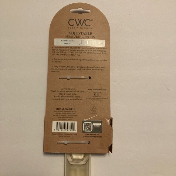 CWC Adjustable Measuring Spoon Beige Color - Picture 2 of 2